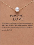Make a Wish - Pearl of LOVE Necklace