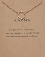 Make a Wish - Karma Single Ring Necklace
