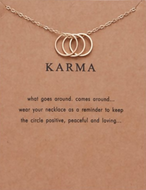 Make a Wish - Karma Three Ring Necklace