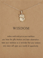 Make a wish - Wisdom Owl necklace