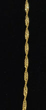 Load image into Gallery viewer, Gold Plated Stainless Steel Braided Rope Chain Necklace
