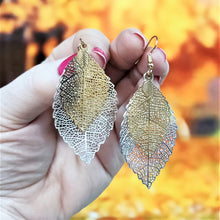 Load image into Gallery viewer, Light As A Feather Gold &amp; Silver Earrings
