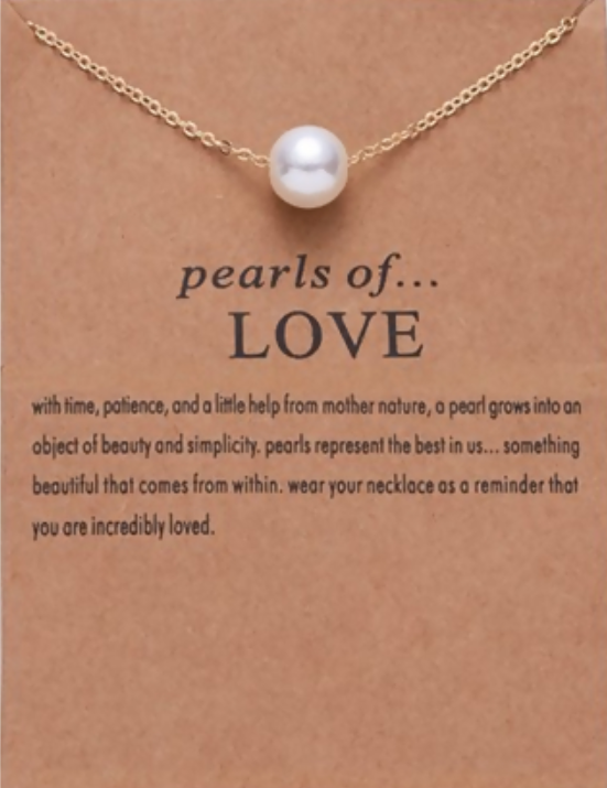 Make a Wish - Pearl of LOVE Necklace