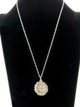 Load image into Gallery viewer, Stainless Steel Sunflower Necklace with hidden “I Love You to the Moon and Back” message
