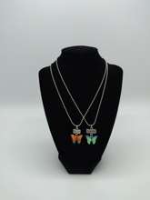 Load image into Gallery viewer, Best Friends Matching Butterfly Necklace Set
